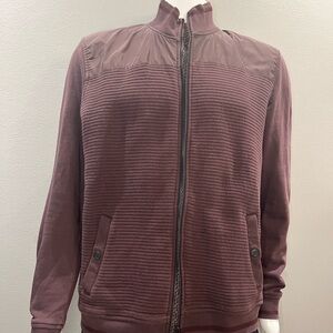 Ted Baker Zip Up in maroon